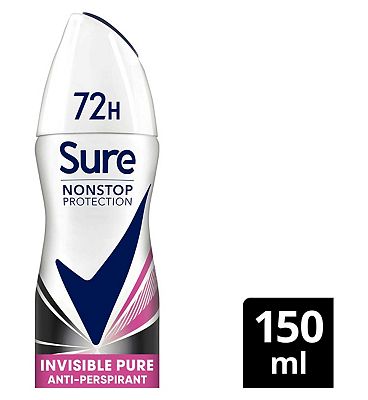 Sure Women Inv Pure Antiperspirant Deodorant Nonstop 150ml