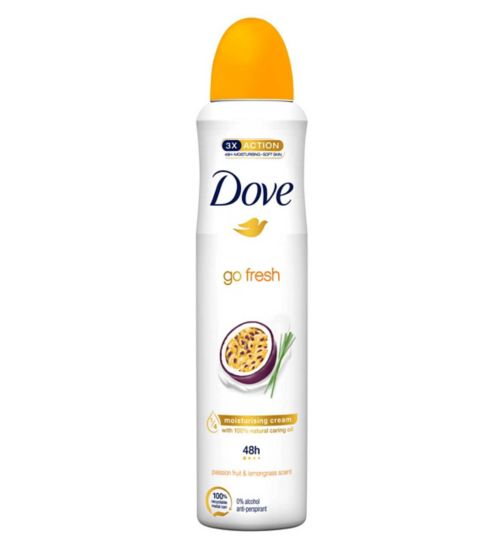 Dove Go Fresh Passion Fruit & Lemongrass Antiperspirant Deodorant Aerosol 250 ML