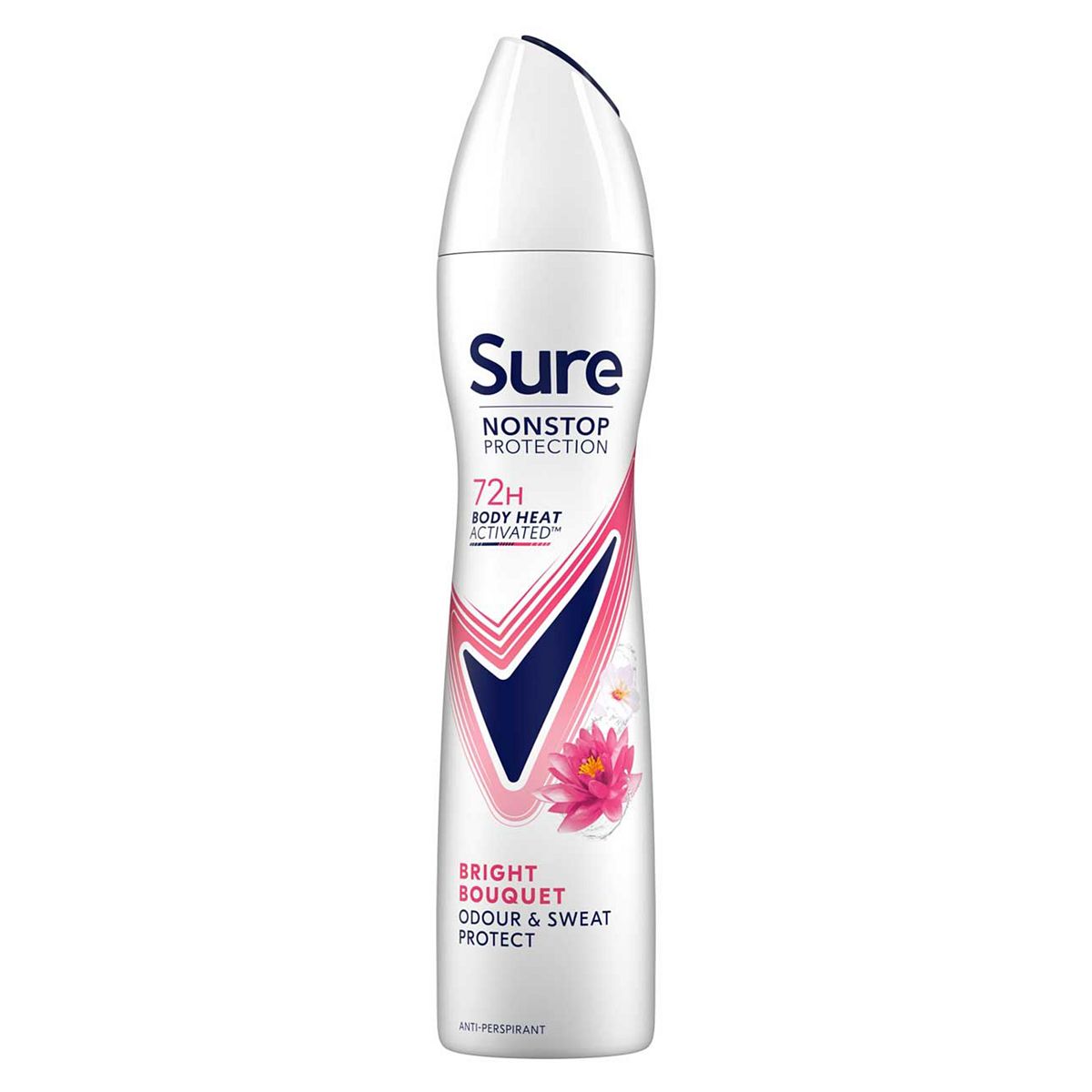 Sure Nonstop Protection Anti-Perspirant Aerosol Bright Bouquet250 Ml