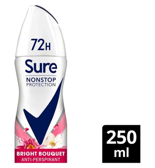 Sure Bright Bouquet Nonstop Protection Anti-perspirant Deodorant Aerosol 250 ml