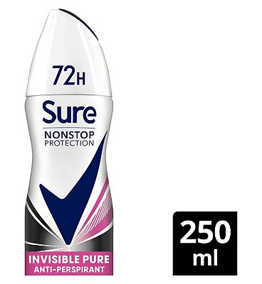 Sure Women Inv Pure Antiperspirant Deodorant Nonstop 250ml