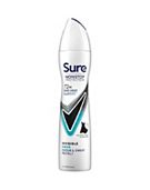 Sure Nonstop Protection Anti-Perspirant Aerosol Invisible Aqua 250ml