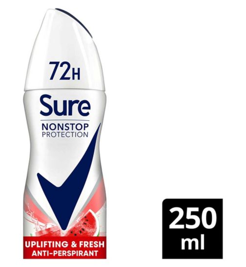 Sure Uplifting & Fresh Nonstop Protection Anti-perspirant Deodorant Aerosol 250 ml