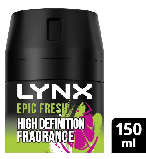 Lynx Epic Fresh Grapefruit & Pineapple Scent Body Spray For Men 150ml