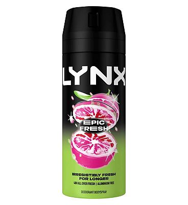 Lynx Epic Fresh Grapefruit & Pineapple Scent Body Spray For Men 150ml