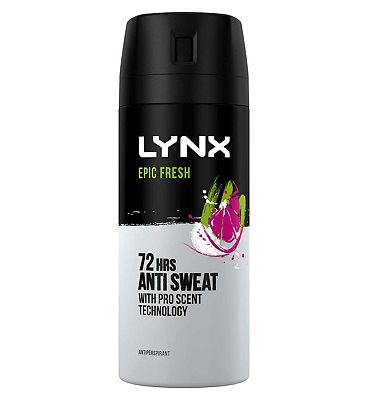 Lynx Men Epic Fresh Antiperspirant Deodorant Aerosol 150ml