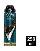 Sure Men Nonstop Protection Anti-Perspirant Aerosol Sport Cool 250ml