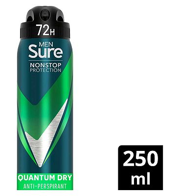 Sure Men Quantum Dry Antiperspirant Deodorant Nonstop 250ml