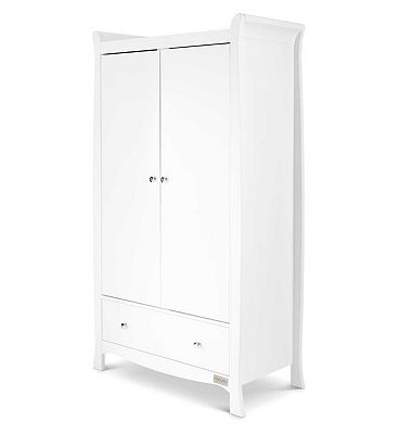 Ickle Bubba Snowdon Wardrobe - White