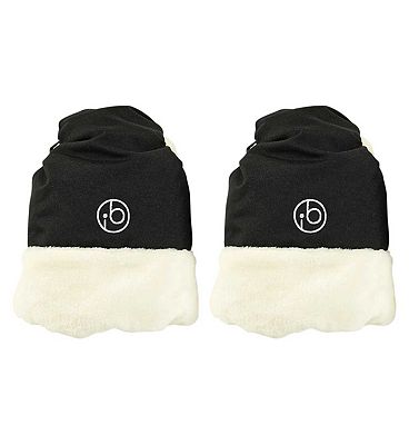 Ickle Bubba Pram Mitts - Black