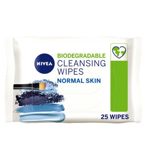 NIVEA Biodegradable Cleansing Wipes Normal Skin 25pc