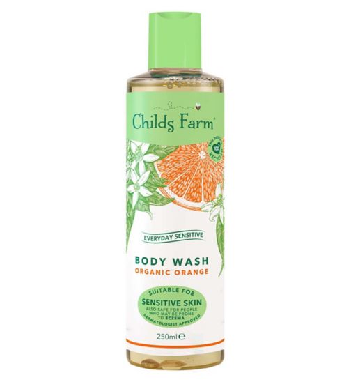 Childs Farm Family Everyday Sensitive Body Wash, Organic Orange 250ml