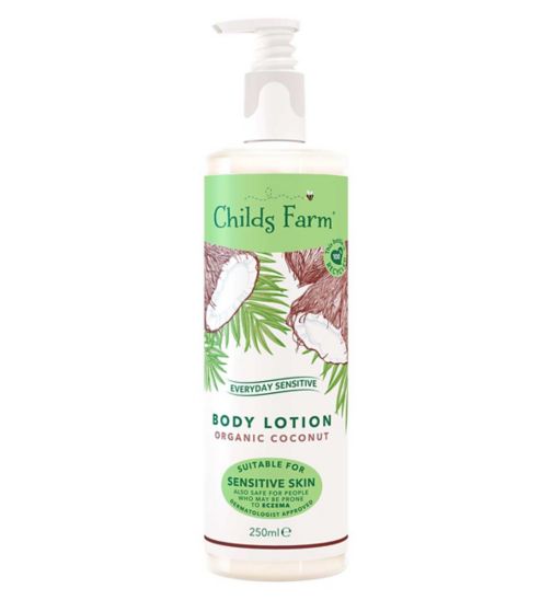 Childs Farm Family Everyday Sensitive Body Lotion, Organic Coconut 250ml