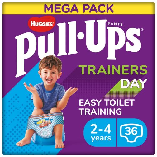 Huggies Pull-Ups trainer nappy pants day boy size 2-4 years 36s