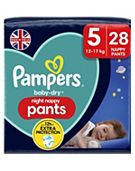 Pampers Baby-Dry Size 3 Nappy Pants Essential Pack