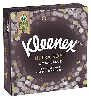 Kleenex Ultra Soft Extra Long Tissues Single Compact Box 40s