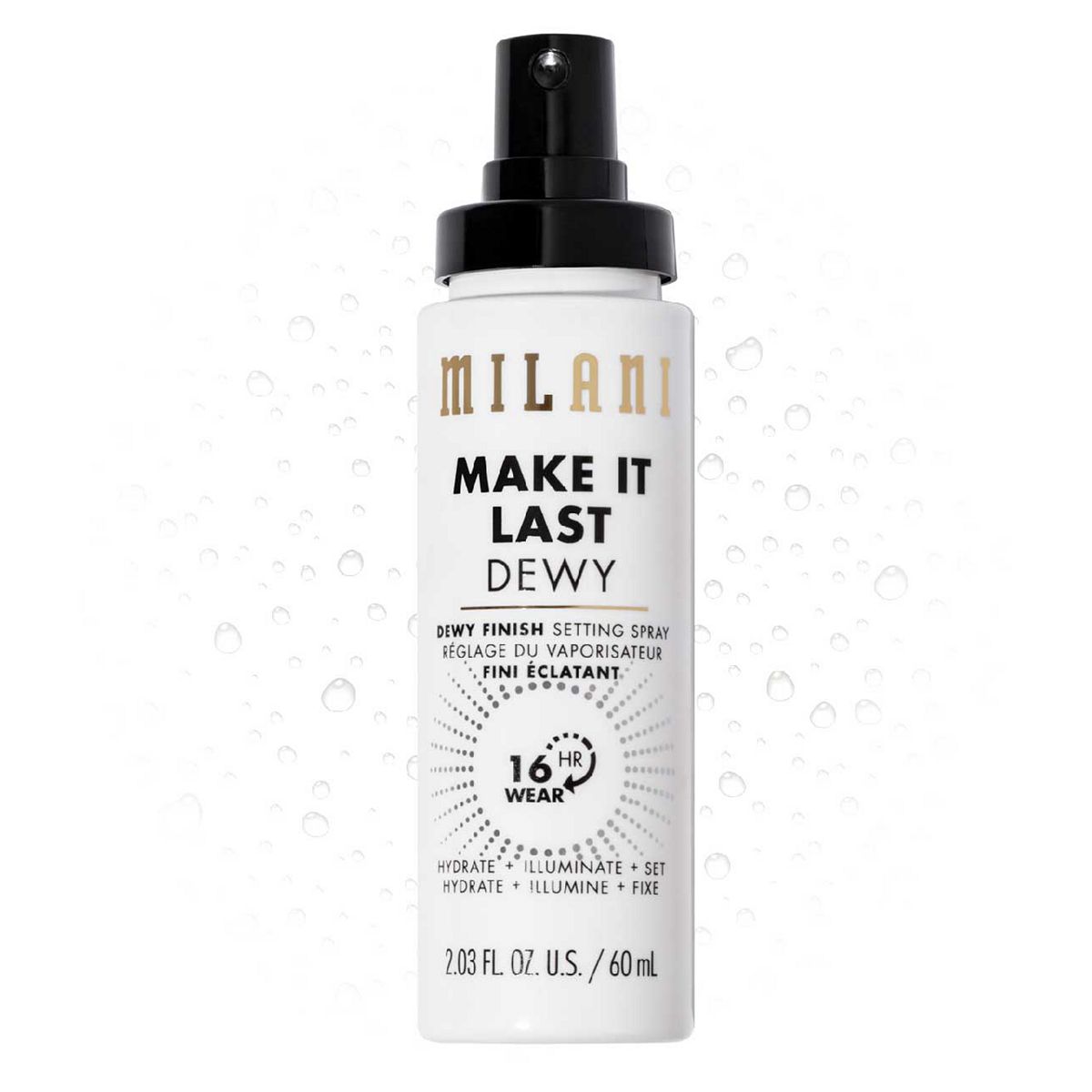 Milani Make It Last Dewy Setting Spray Hydrate + Illuminate Set 60ml