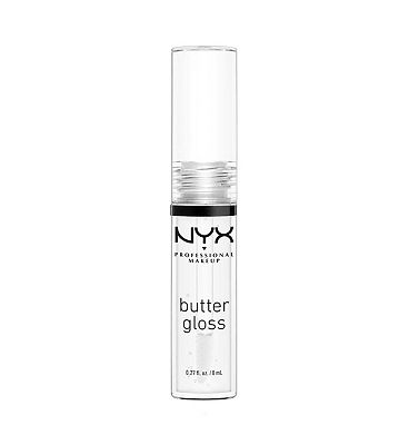 NYX Professional Makeup Non-Sticky, Butter Lip Gloss Clear 8ml