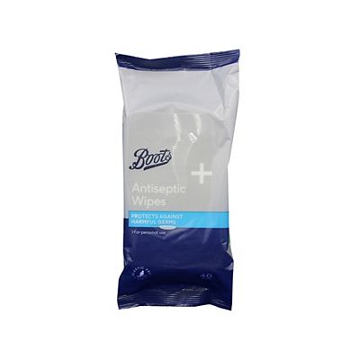 Boots Plastic Free Antiseptic Wipes - 40 Pack