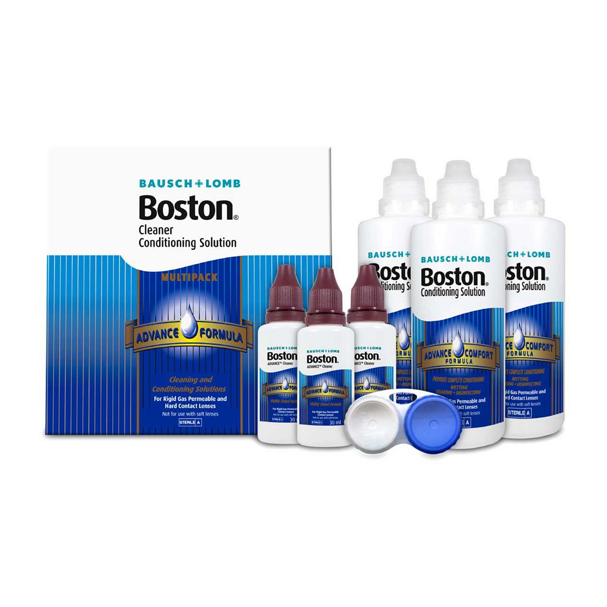Boston Bausch & Lomb Advance Cleaning Conditioning Solutions Multipack
