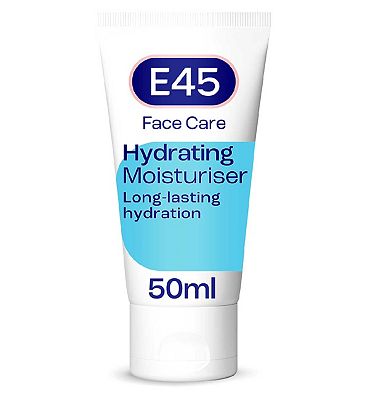 E45 Face Moistruiser for Long - Lasting Hydration for Dry and Sensitive Skin - 50ml