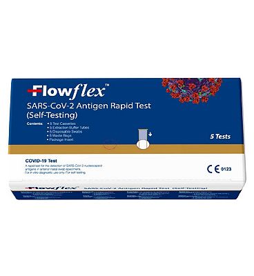 Flowflex Antigen Rapid Test Lateral Flow Self-Testing Kit 5 Tests