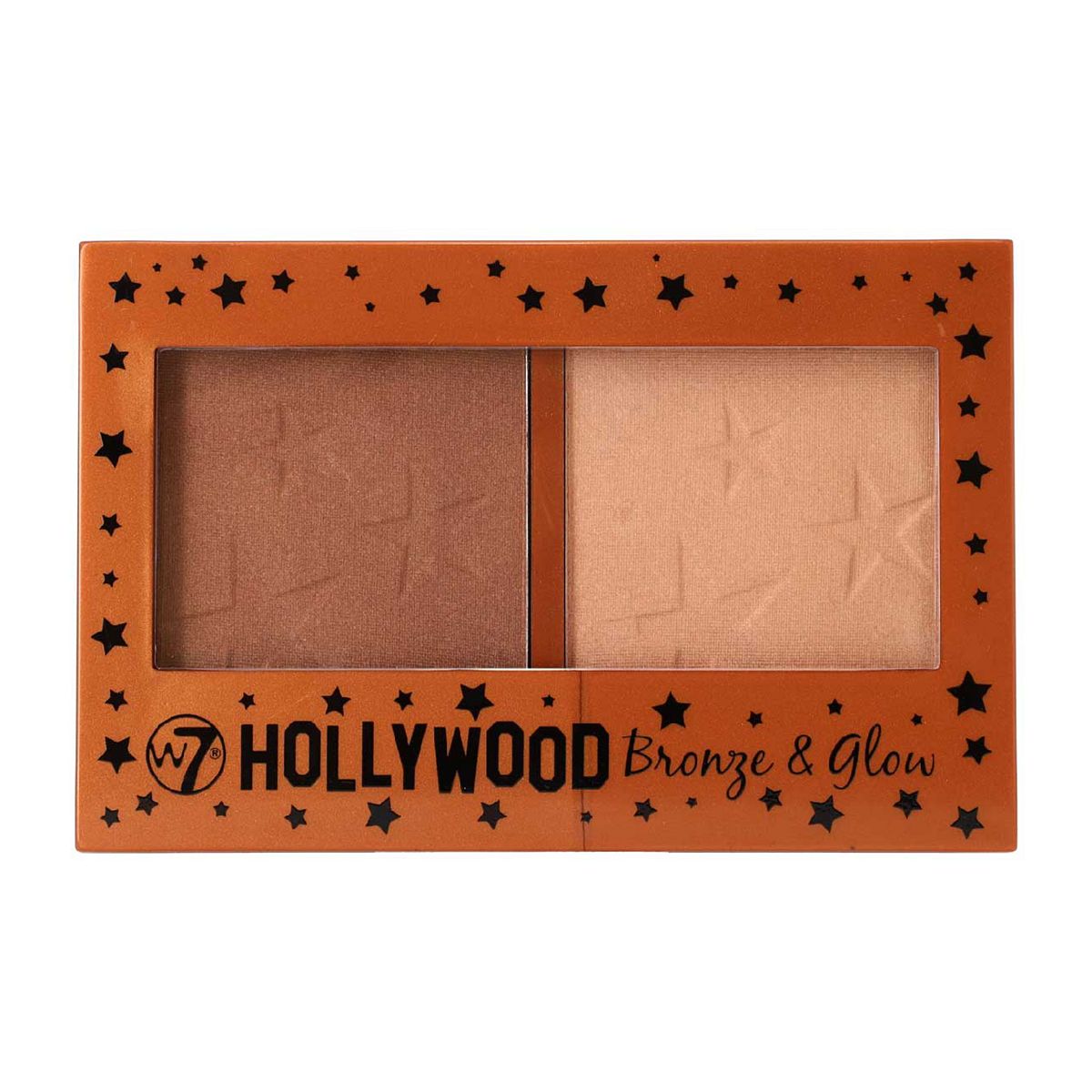 W7 Hollywood Bronze And Glow Powder Contour Kit, 13g