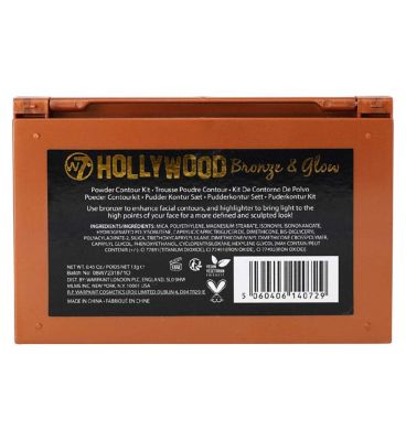 W7 Hollywood Bronze and Glow Powder Contour Kit (3)
