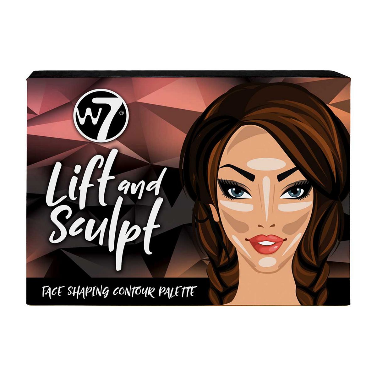 W7 Lift And Sculpt Face Shaping Contour Palette, 18g