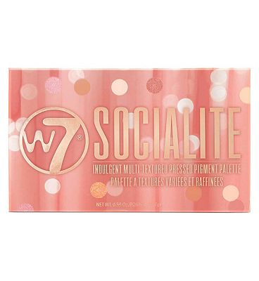 W7 Socialite Pressed Pigment Palette