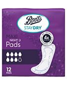 Boots Staydry Maxi Night Pads