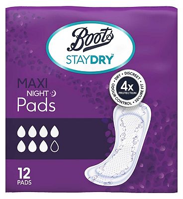 Boots Staydry Maxi Night Pads - Boots