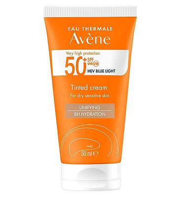 Avne Very High Protection Tinted Sun Cream SPF50+ for Dry Sensitive Skin 50ml
