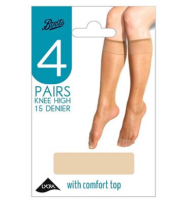 Click to view product details and reviews for Boots 15 Denier Ankle High Tight Nude One Size 4 Pairs.
