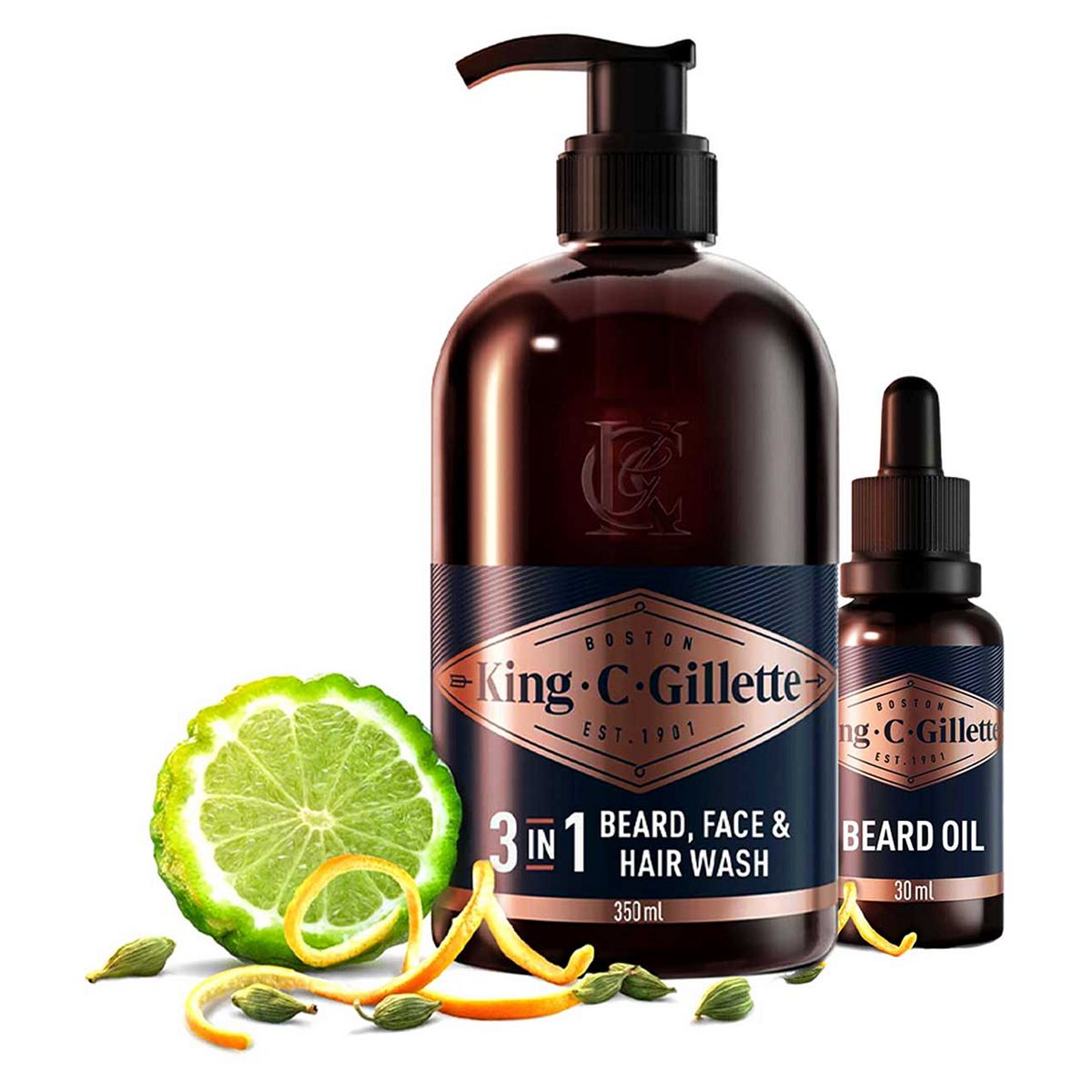 Gillette King C Basic Beard Care Bundle