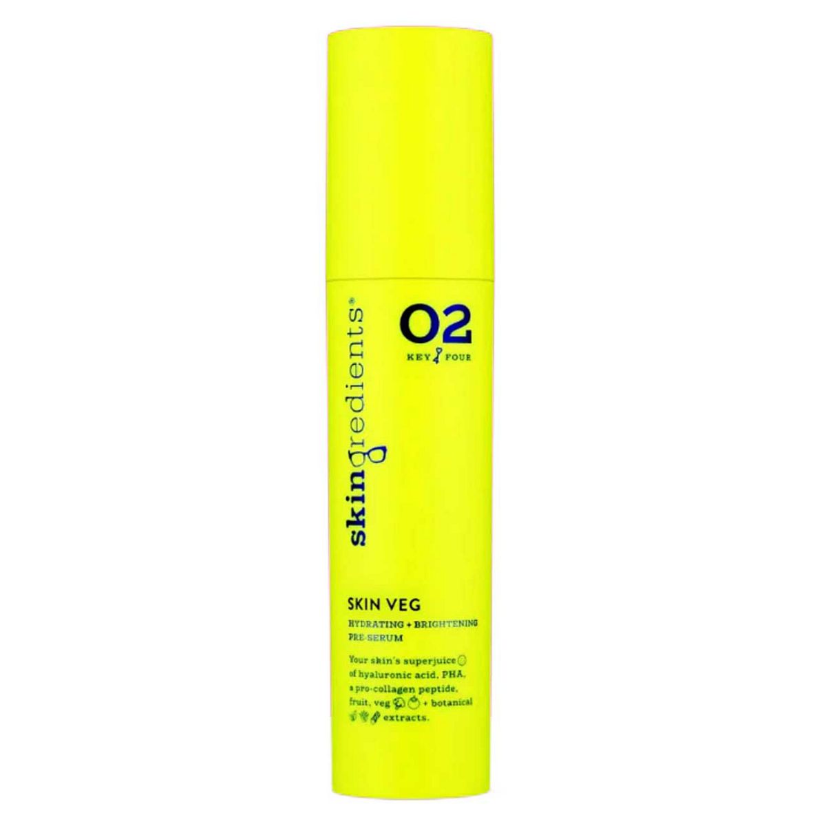 Skingredients Skin Veg Hydrating Hyaluronic Acid Serum Refillable Primary Pack 45ml