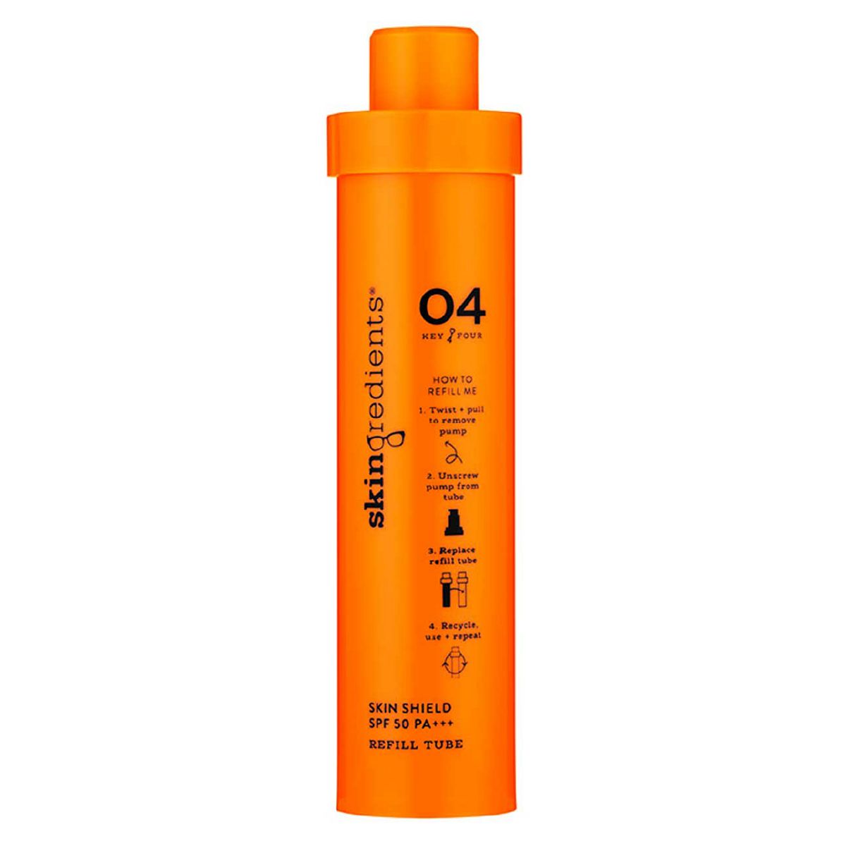 Skingredients Skin Shield Moisturising + Priming Spf 50 Pa+++ Sunscreen Refill Tube 73ml