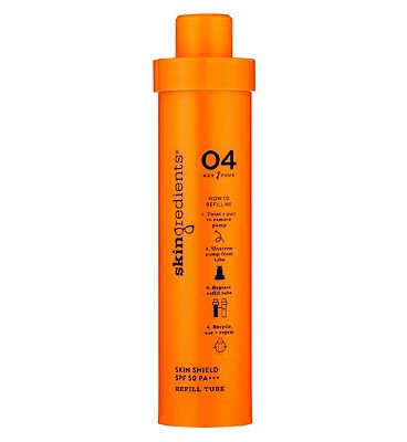 Skingredients Skin Shield Moisturising + Priming SPF 50 PA+++ Sunscreen Refill Tube 73ml