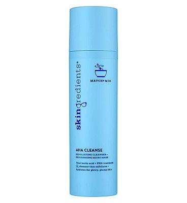 Skingredients AHA Cleanse Brightening + Exfoliating Lactic Acid Cleanser Refillable Primary Pack 100