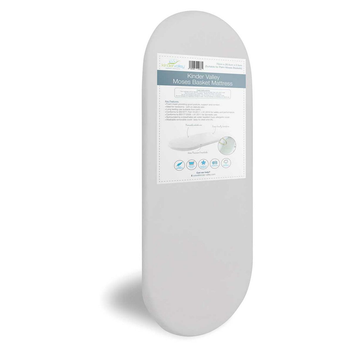 Kinder Valley Palm Moses Basket Mattress