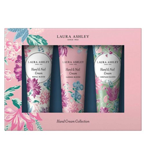 Laura Ashley Hand And Nail Cream Collection - 3 x 50 ml