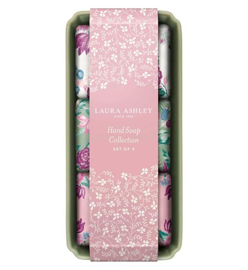 Laura Ashley Hand Soap Collection - 3 x 85 g