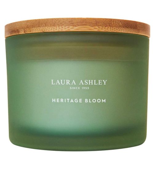 Laura Ashley Heritage Bloom Fragranced Candle - 410 g