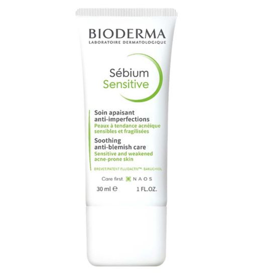 Bioderma Sebium Sensitive Moisturiser for Sensitive Skin Prone to Acne 30ml