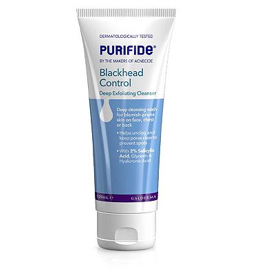 Purifide by Acnecide Blackhead Control Deep Exfoliating Cleanser with Salicylic Acid 120ml