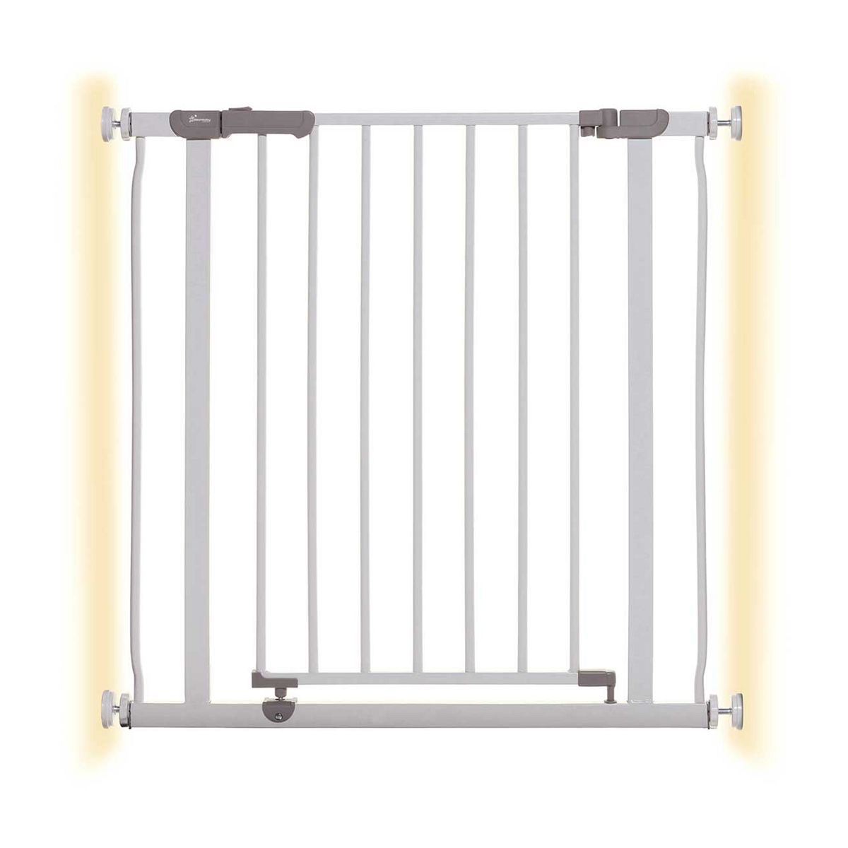 Dreambaby Ava Metal Safety Gate - White ( Fits Gaps 75 81Cm) Pressure Mounted