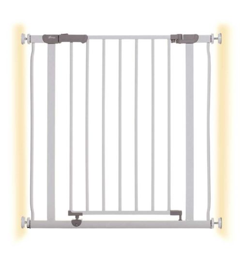 Dreambaby Ava Metal Safety Gate - White ( Fits Gaps 75 - 81cm) Pressure Mounted