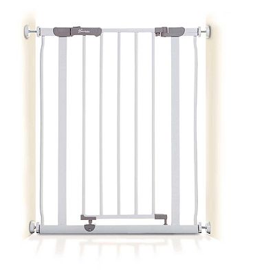 DreamBaby Ava Slimline Gate - Fits Openings 61cm to 68cm - White