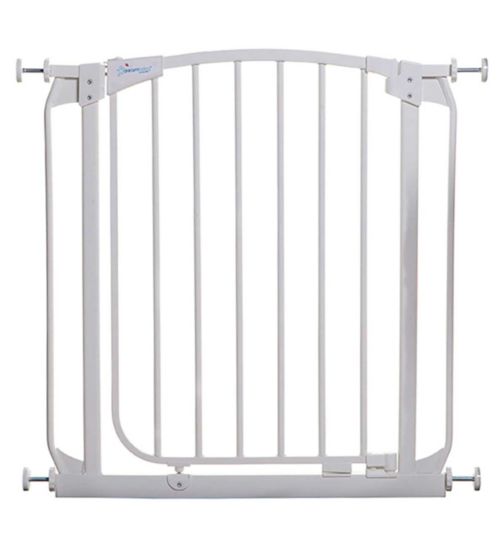 DreamBaby Chelsea Auto - Close Metal Safety Gate - White (Fits Gap 71 - 80cm) Pressure Mounted