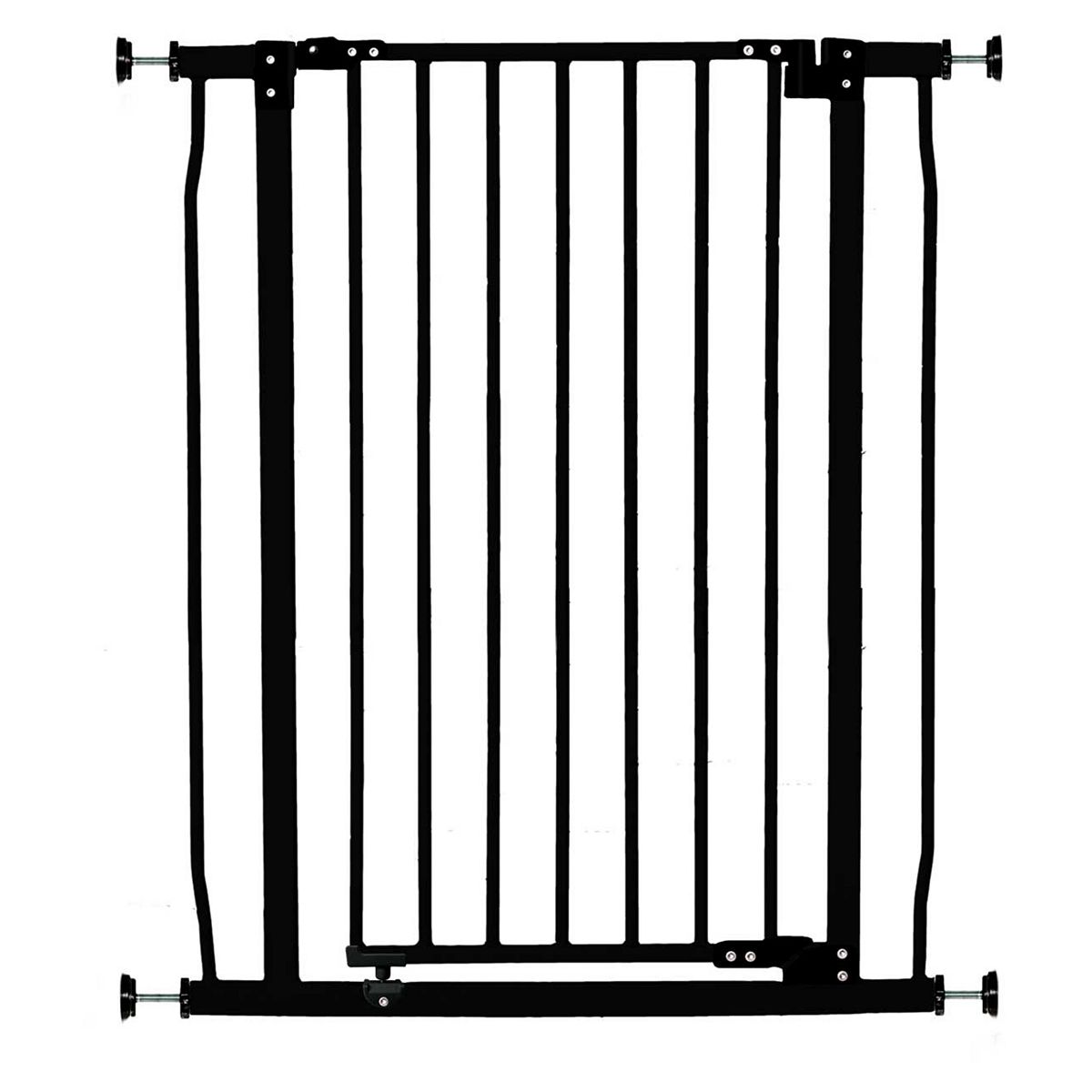 Dreambaby Liberty Xtra Tall Metal Safety Gate (Fits Gap 75-81Cm) - Black Pressure Mounted